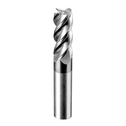 3MM 3 Flute Solid Carbide End Mills For Aluminum and Steel 1 - Large Diameter Solid Carbide End Mills For Hardened Steel