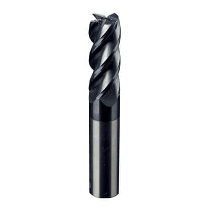 Large Diameter Solid Carbide End Mills For Hardened Steel 1 - 4 Flute Carbide High Performance End Mills For Aluminum