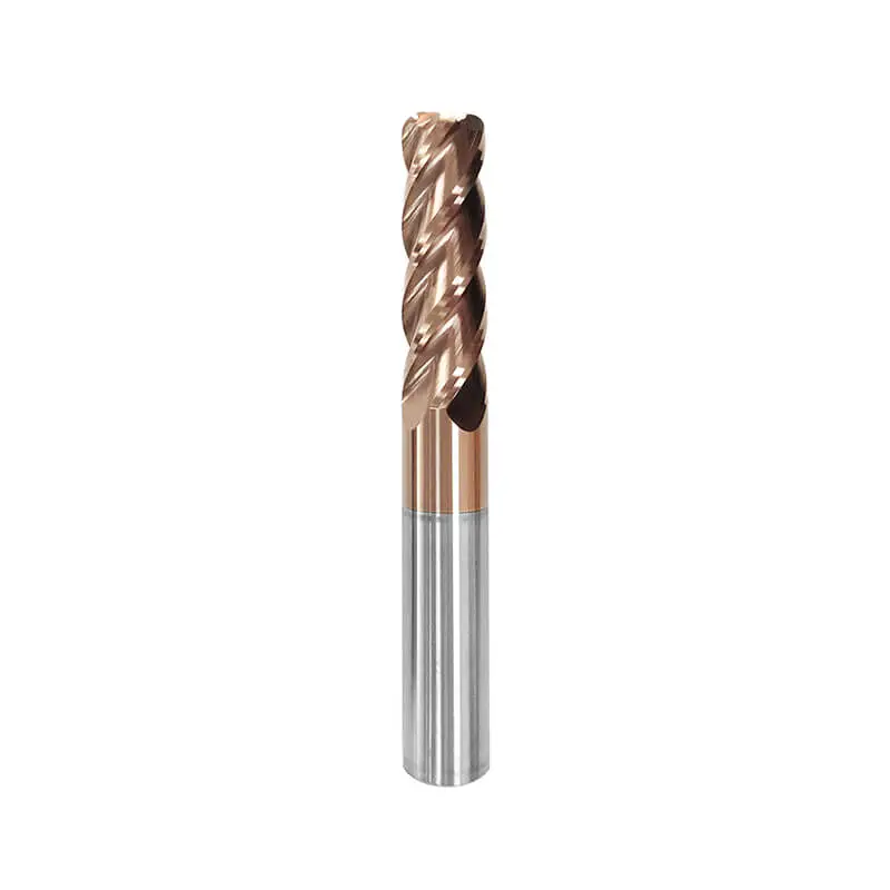 Finish Cobra Carbide 19576 Micro Grain Solid Carbide Regular Length General End Mill Uncoated Bright 4 Flute 0.030 Radius Corner End Pack of 1 2-1/2 Length 3/8 Cutting Diameter 1 Cutting Length 30 Degrees Helix 